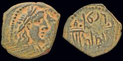 Ancient Coins - Nabataea Rabbell II and Gamilat AE17