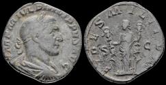 Ancient Coins - Philip I AE sestertius Fides standing front