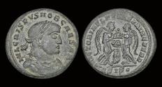 Ancient Coins - Crispus, as Caesar AE follis two victories facing each other