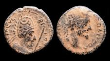 Ancient Coins - Mesopotamia  Edessa  Septimius Severus AE21 bust Abgar VIII