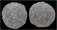 World Coins - Southern Netherlands Tournai Filip IV patagon 1646