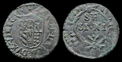 World Coins - Italy Urbino Francesco II Maria della Rovere AE sesino
