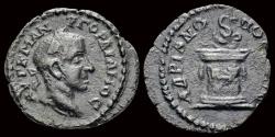 Ancient Coins - Thrace Hadrianopolis Gordian III AE assarion altar with serpent