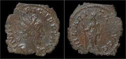 Ancient Coins - Tetricus I billon antoninianus Hilaritas standing left