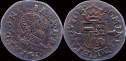 World Coins - Southern Netherlands Brabant Philips II double korte Antwerp mint