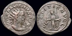 Ancient Coins - Gallienus (Joint Reign) Billon antoninianus Laetitia standing left