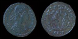 Ancient Coins - Constans AE centenionalis Constans standing on galley.