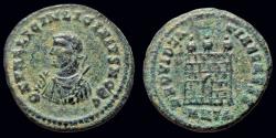 Ancient Coins - Licinius II, as Caesar AE follis camp gate