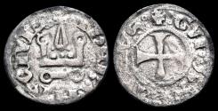 World Coins - Crusader Principality of Achaea Guy II de la Roche  billon denier tournois
