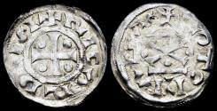 World Coins - France Normandy Richard I AR denier