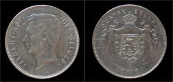 World Coins - Belgium Albert I 20 frank (4belga) 1931FR-pos A