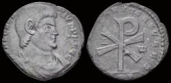 Ancient Coins - Magnentius AE double centenionalis Christogram