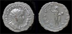 Ancient Coins - Gordian III AR antoninianus Sol standing front