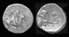 Ancient Coins - Tarentum Calabria AR nomos