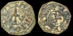 World Coins - Crusader Principality of Antioch Bohémond IV-V AE pougeoise