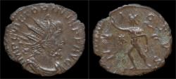 Ancient Coins - Victorinus billon antoninianus Sol walking left.