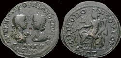 Ancient Coins - Thrace Tomis Gordian III with Tranquillina AE-pentassarion