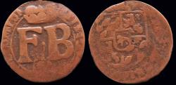 World Coins - Southern Netherlands Stavelot (abby) Ferdinand van Beieren oord