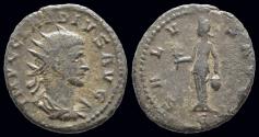 Ancient Coins - Claudius II Gothicus billon antoninianus Isis standing left