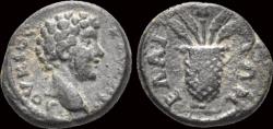 Ancient Coins - Aiolis Elaia Lucius Verus, as Caesar AE16