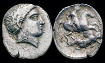 Ancient Coins - Paeonia Patraos AR tetradrachm