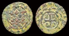 World Coins - Crusader Lordship of Mytilene Francesco II Gattilusio  BI denaro