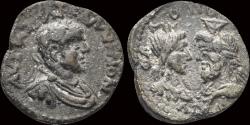 Ancient Coins - Cilicia Flaviopolis Gallienus AE22 Isis and Serapis- unpublished