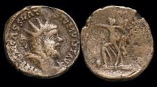 Ancient Coins - Postumus AE dupondius Pax advancing left