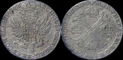 World Coins - Austrian Netherlands Maria-Theresia 1/2 kroon (couronne) 1766