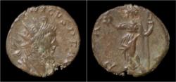 Ancient Coins - Tetricus I billon antoninianus Pax standing left.