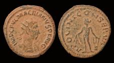 Ancient Coins - Macrianus, usurper, billon antoninianus Apollo standing facing
