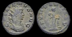 Ancient Coins - Gallienus AE antoninianus Abundantia standing front
