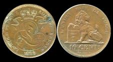 World Coins - Belgium Leopold I 10 centiem 1832