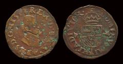 World Coins - Southern Netherlands Brabant Filips II dubbele korte