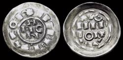 World Coins - Italy Milano Enrico II AR denaro scodellato