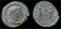 Ancient Coins - Numerian billon antoninianus emperor standing right