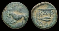 Ancient Coins - Thrace Kardia AE13 barley grain