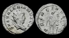 Ancient Coins - Saloninus AR antoninianus Saloninus standing left