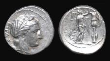 Ancient Coins - Sicily Syracuse Agathokles AR tetradrachm