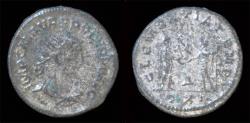 Ancient Coins - Probus silvered antoninianus Probus standing right