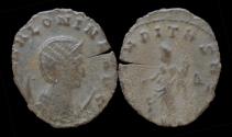 Ancient Coins - Salonina billon antoninianus Aequitas standing left