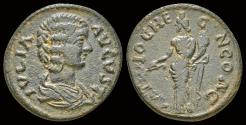 Ancient Coins - Pisidia Antioch Julia Domna, augusta AE24 Genius standing left