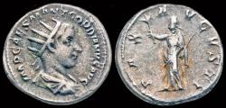 Ancient Coins - Gordian III AR antoninianus Pax standing half-left