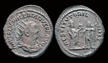 Ancient Coins - Valerian I AR antoninianus the Orient presenting wreath to Emperor