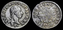 World Coins - Italy Napoli Ferdinando IV (1st period, 1759-1799) AR 10 Grana 1798