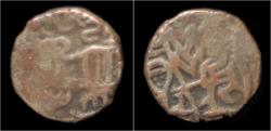 Ancient Coins - India North-Western India post-Shahi billon jital.