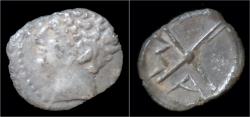 Ancient Coins - Celtic Gaul Massalia AR obol.