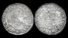 World Coins - Southern Netherlands Brabant Filips II 1/5 filipsdaalder 1571