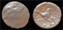 Ancient Coins - Celtic Gaul Baïocasses AV 1/4 stater aux sanglier