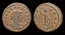 Ancient Coins - Claudius II Gothicus AE antoninianus Minerva standing right